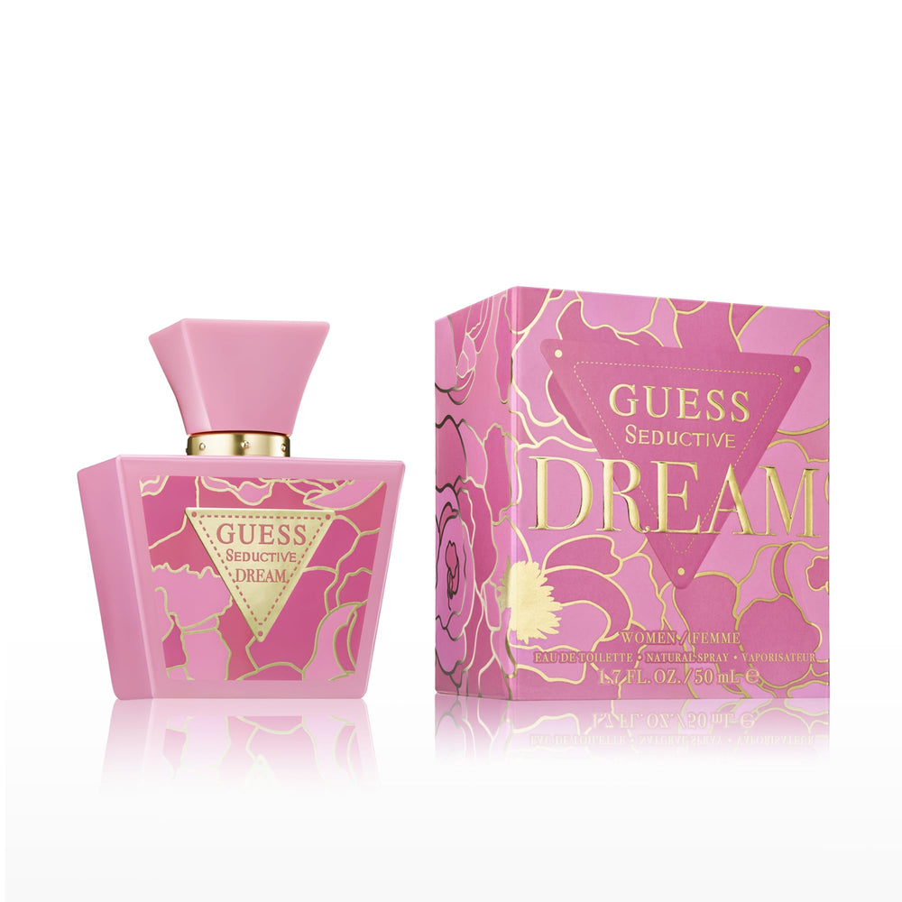 GUESS Seductive Dream bottle front view, elegant perfume for confident evenings.