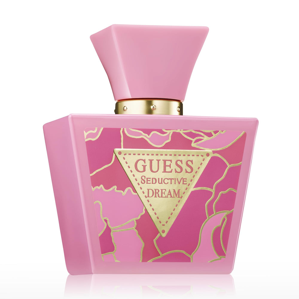 GUESS Seductive Dream bottle side, highlighting the refined fragrance bottle design.