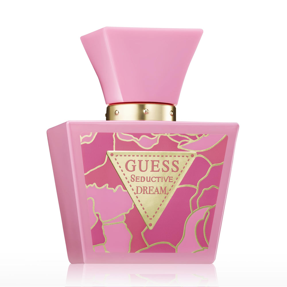 GUESS Seductive Dream cap-detail emphasizes premium design and fragrance craftsmanship