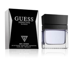 Guess Seductive Men EDT bottle front view highlights premium styling