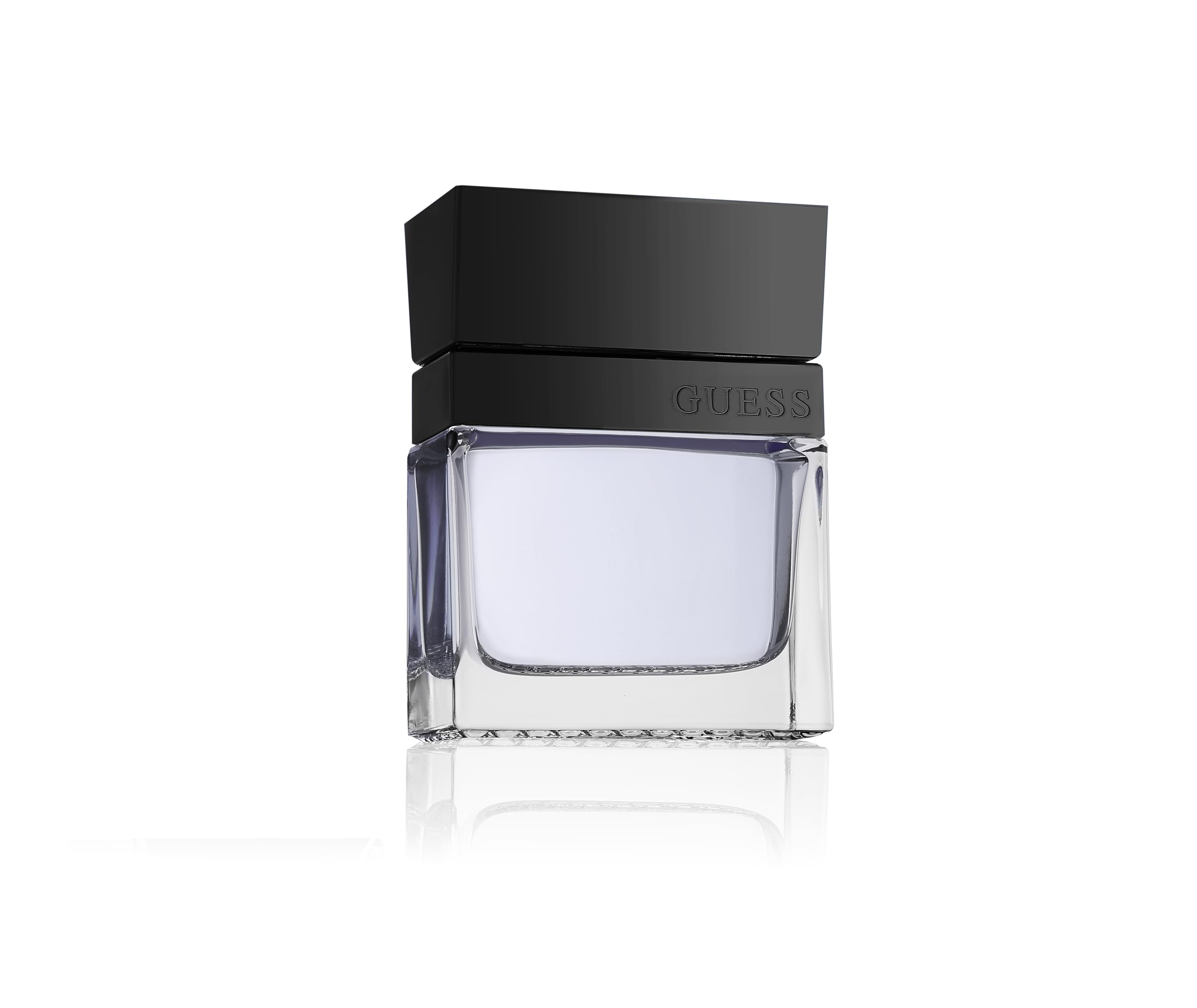 Guess Seductive Men EDT cap closeup shows refined cap detail