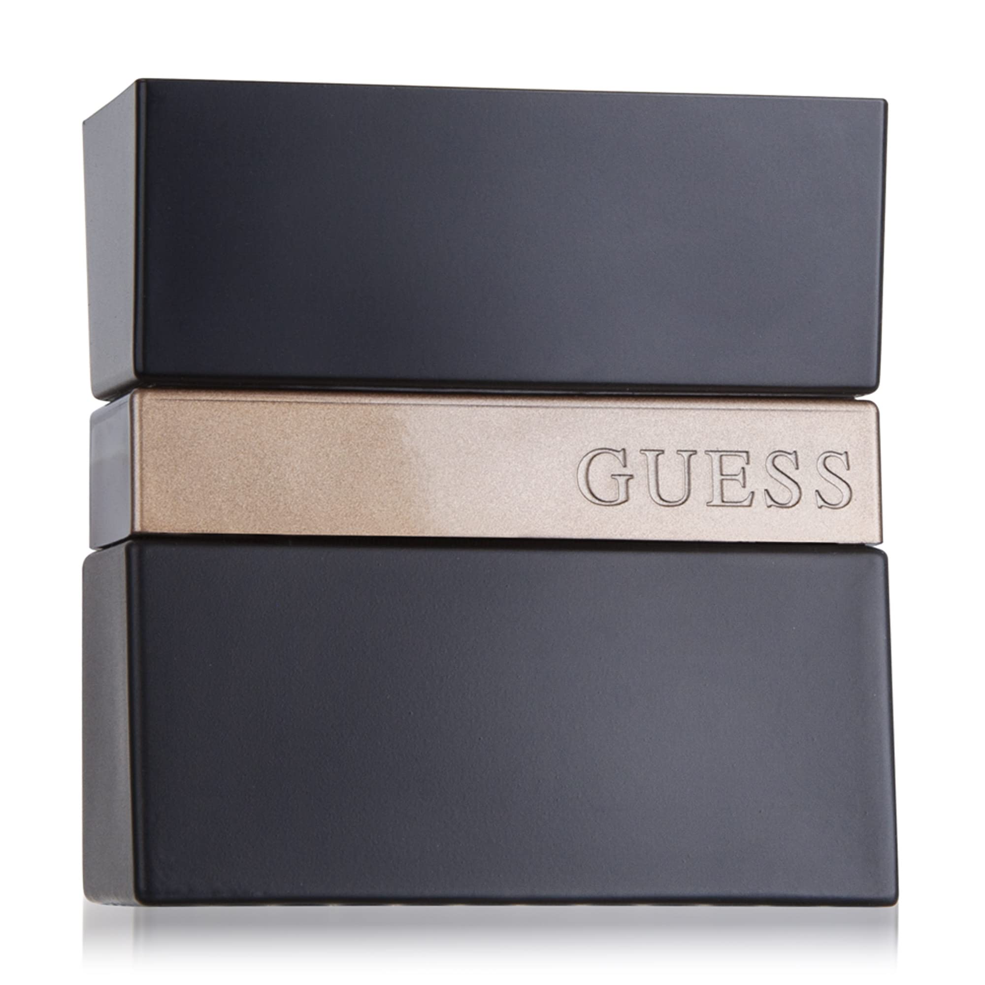 GUESS Seductive Noir spray mist captured mid-application moment
