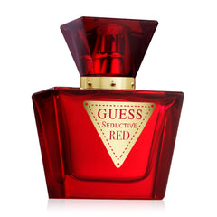 GUESS Seductive Red bottle side highlights sleek lines and premium packaging