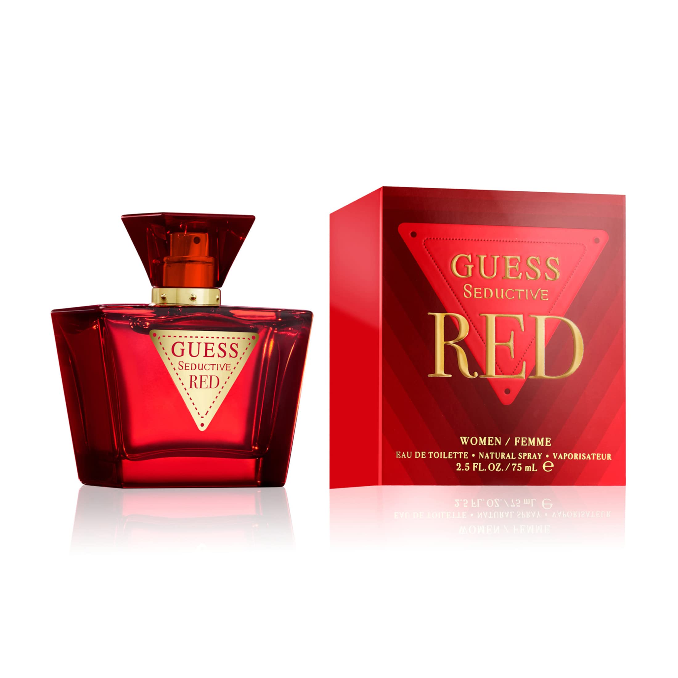 GUESS Seductive Red EDT bottle designed for daytime wear.