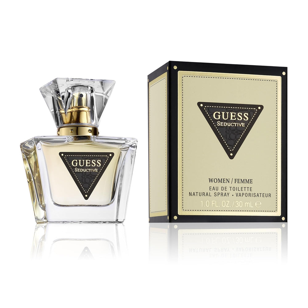 GUESS Seductive bottle front showcases bold feminine allure for evening wear.