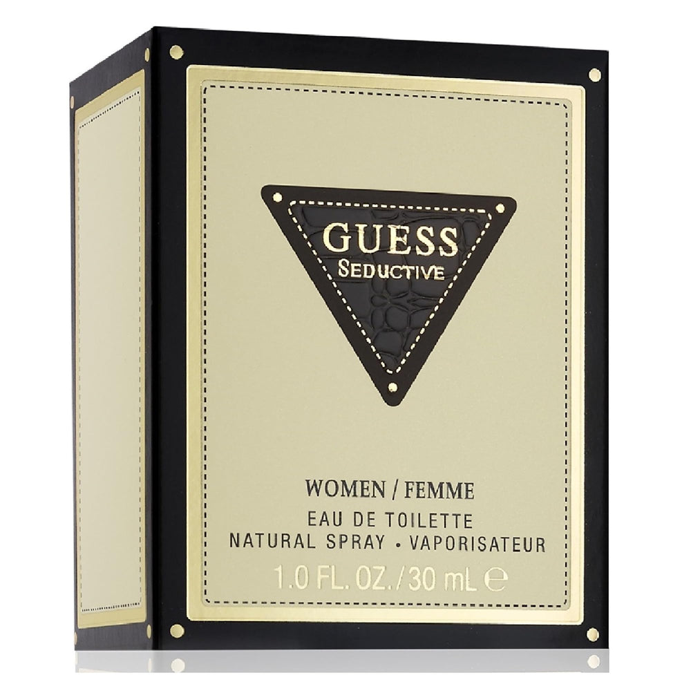 GUESS Seductive cap detail emphasizes premium craftsmanship and luxury.