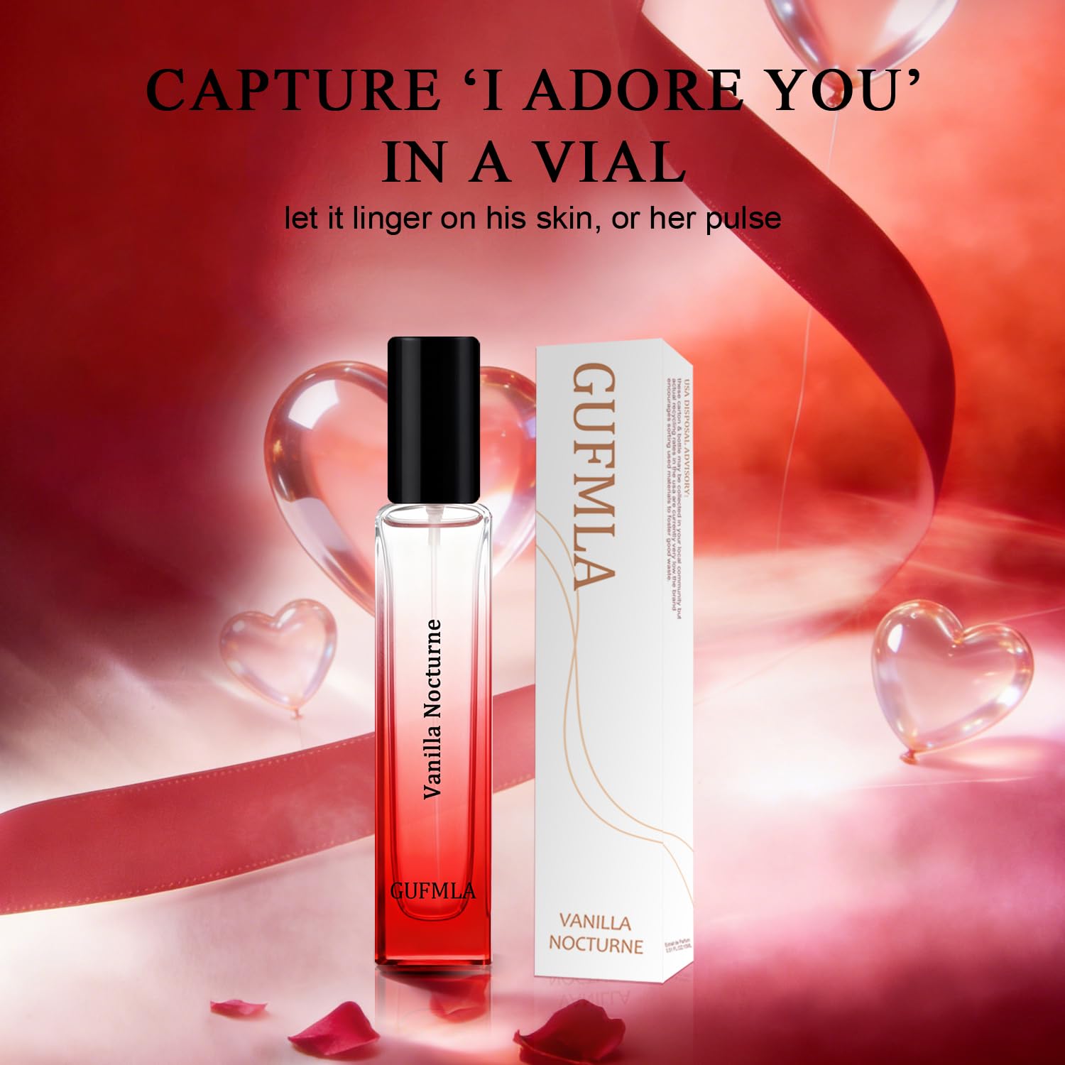 GUFMLA Vanilla Nocturne cruelty-free packaging emphasizes ethical sourcing.