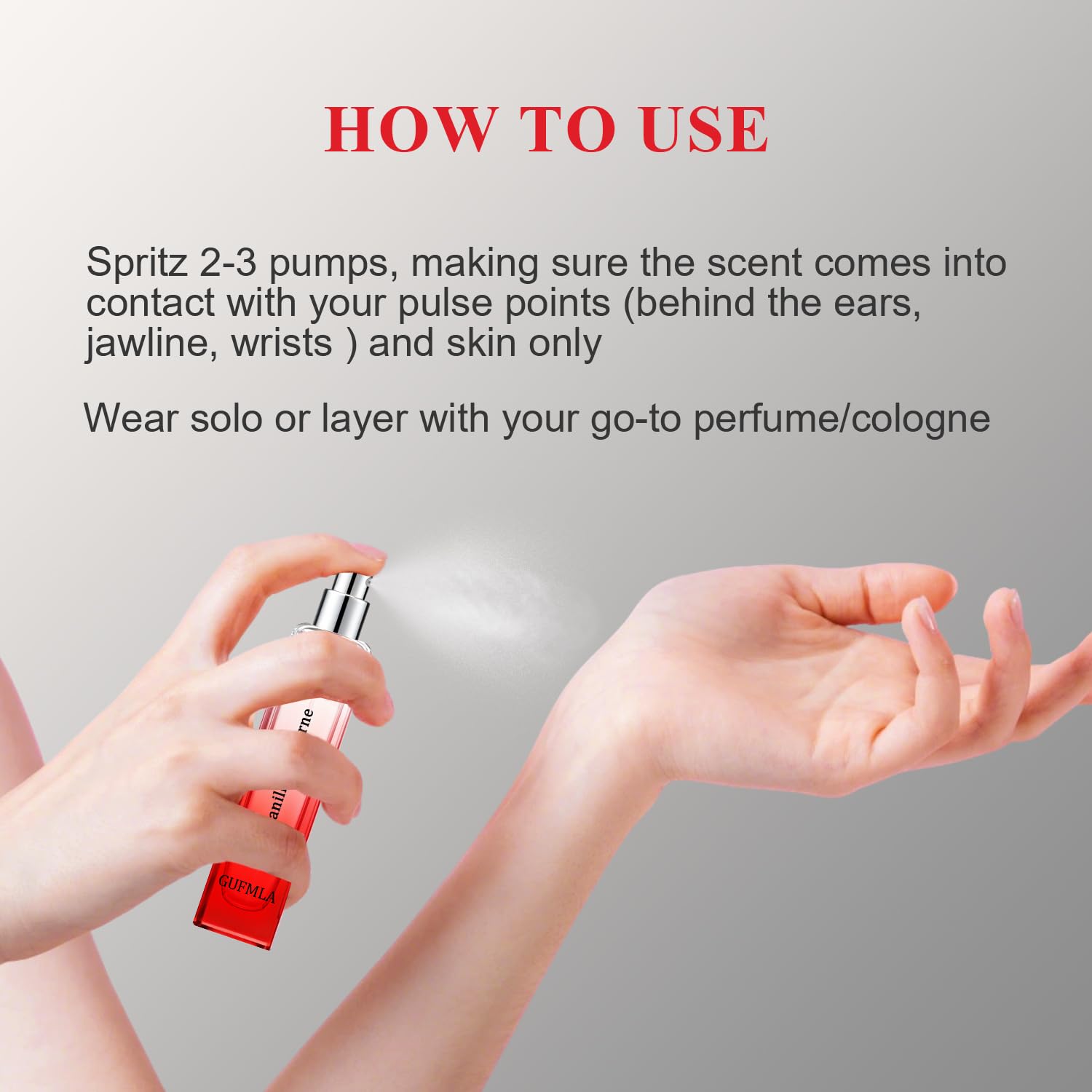 GUFMLA Vanilla Nocturne travel size 15ml ready for on-the-go moments.