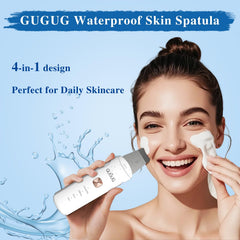GUGUG Skin Scrubber cleansing mode with silicone cap for gentle cleaning.