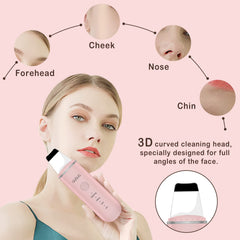GUGUG Skin Scrubber deep-cleansing mode in action for clearer skin