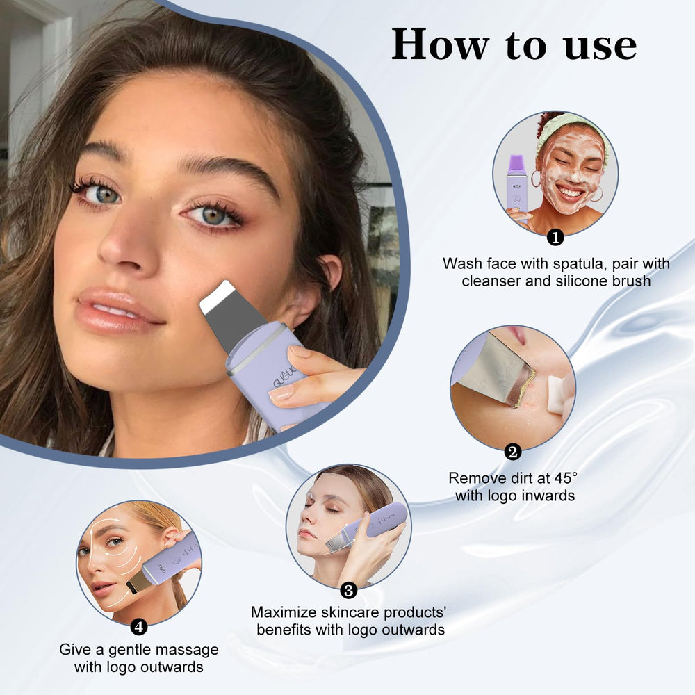 GUGUG Skin Scrubber steam-assisted cleanse setup