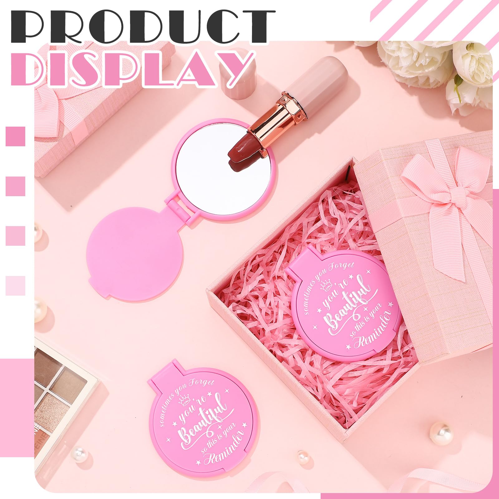 Gulfmew gift-ready pocket mirror set for graduations and celebrations.