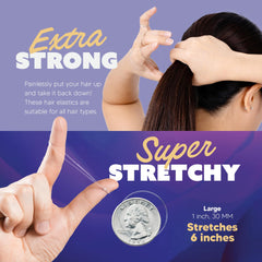 Gumi good strong stretchy hair elastics for active styles and reliable grip