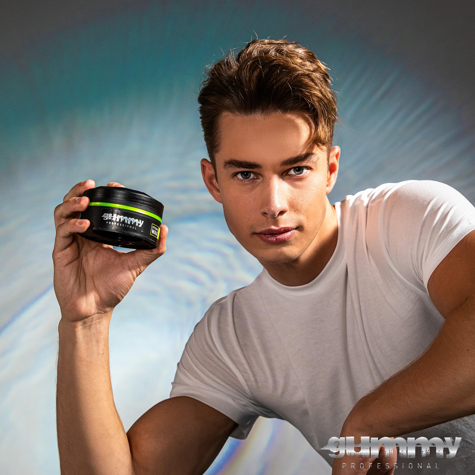 150ml Gummy wax bottle ideal for daily styling and travel.