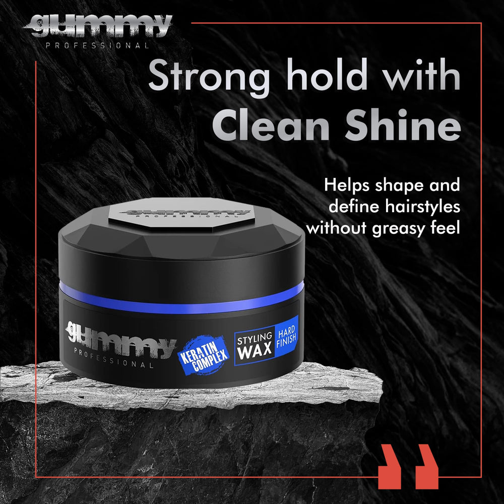 Gummy warms between palms to activate the wax for smooth, even application.