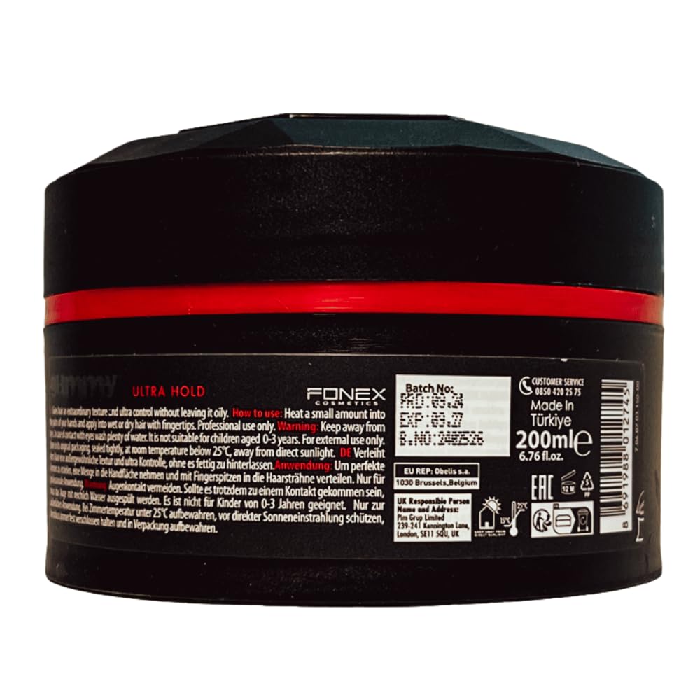 Gummy with Keratin Complex strengthens hair strands for a textured, spiky look