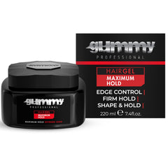 Gummy Professional Hair Gel delivers slick-back look with strong, flexible hold.