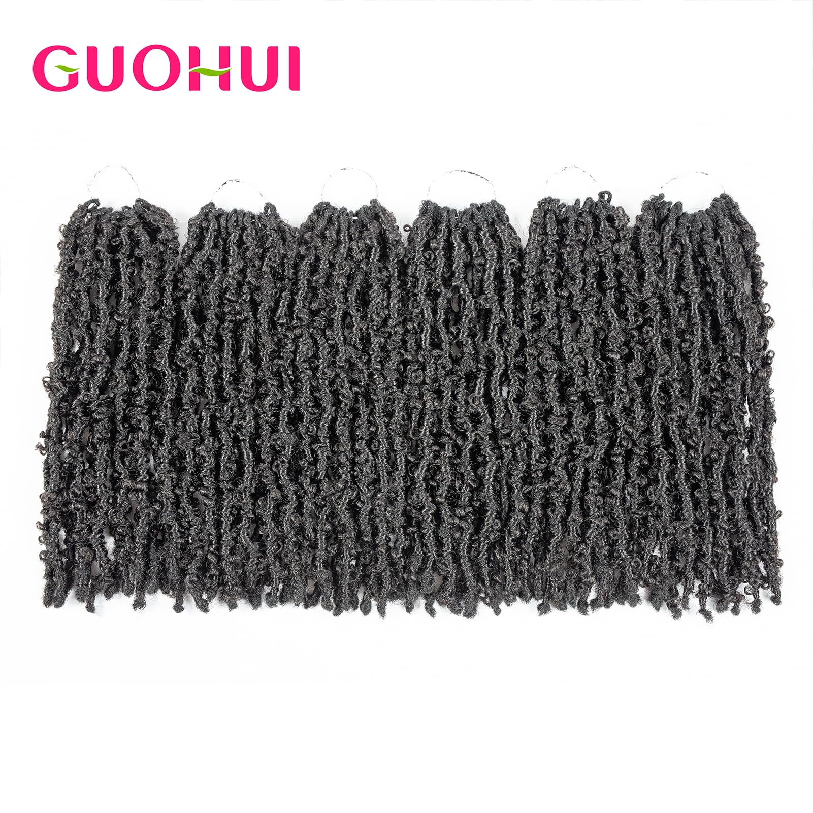 GUOHUI Butterfly Locs color GREY for modern, cool tones.