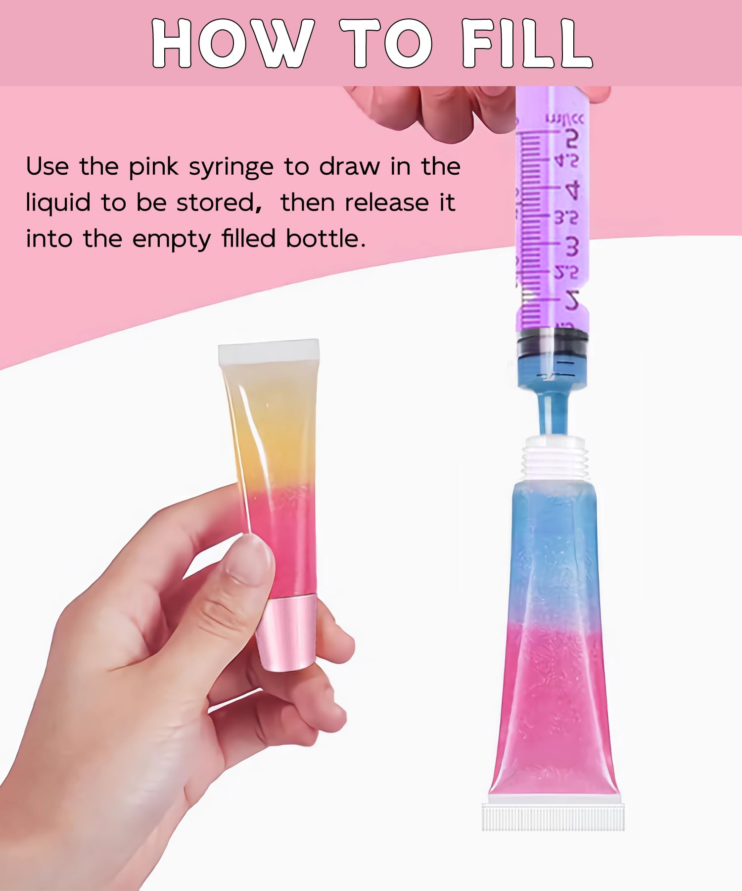 Guokoo tubo envase labial 10ml, diseño claro y práctico para cosméticos
