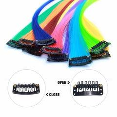 Guokoo wig clip-ins easy-application for effortless on-the-go styling.