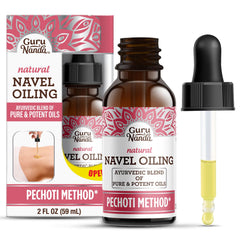 GuruNanda Aceite ombligo, botella vertido: favorece relajación y cuidado de la piel