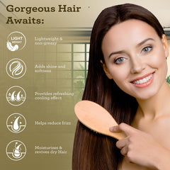 GuruNanda keratin vitamin E oil close-up highlighting nourishing formula.