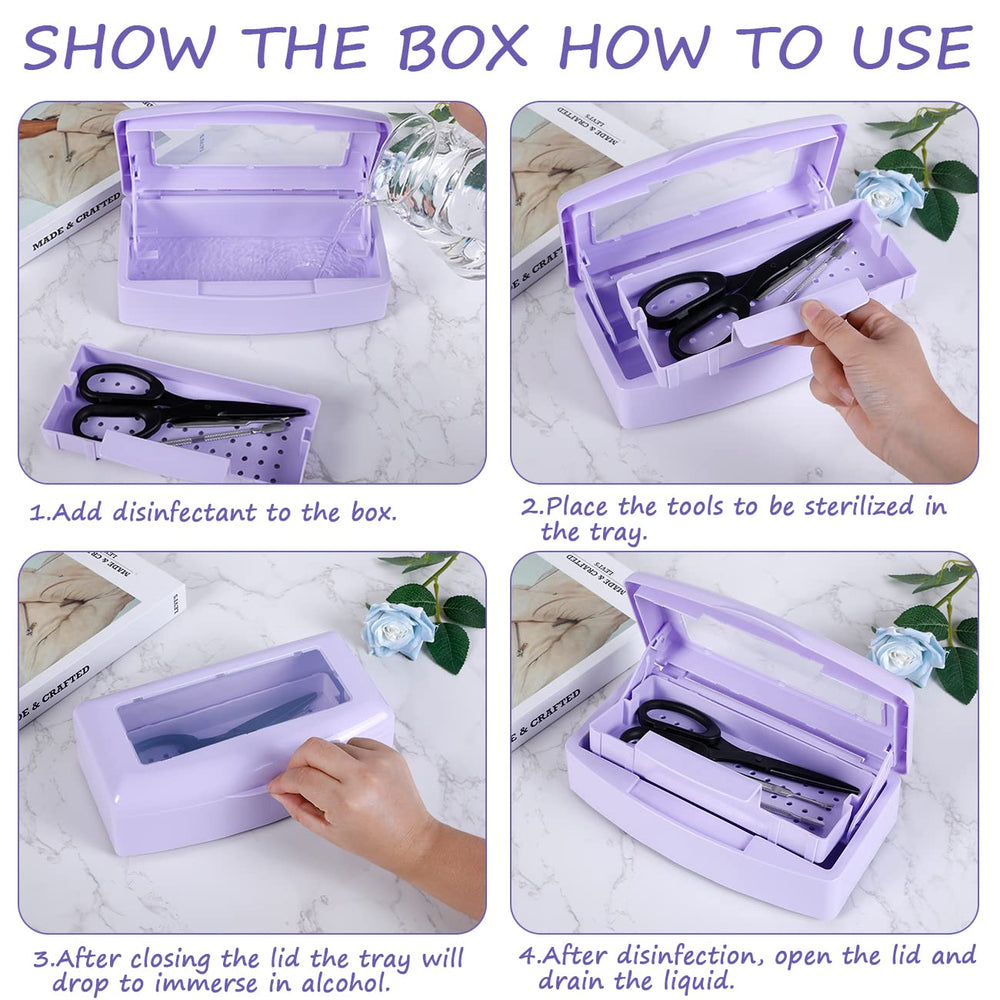 Compact Gusnilo disinfection box fits neatly on countertops and workspaces.