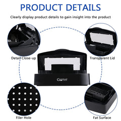 Gusnilo drain basket ready to drain liquids after disinfection
