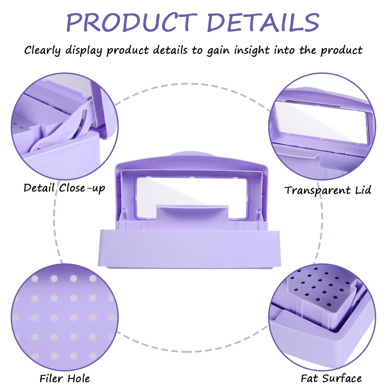 Gusnilo durable material keeps the sterilization tray strong and leak-proof.