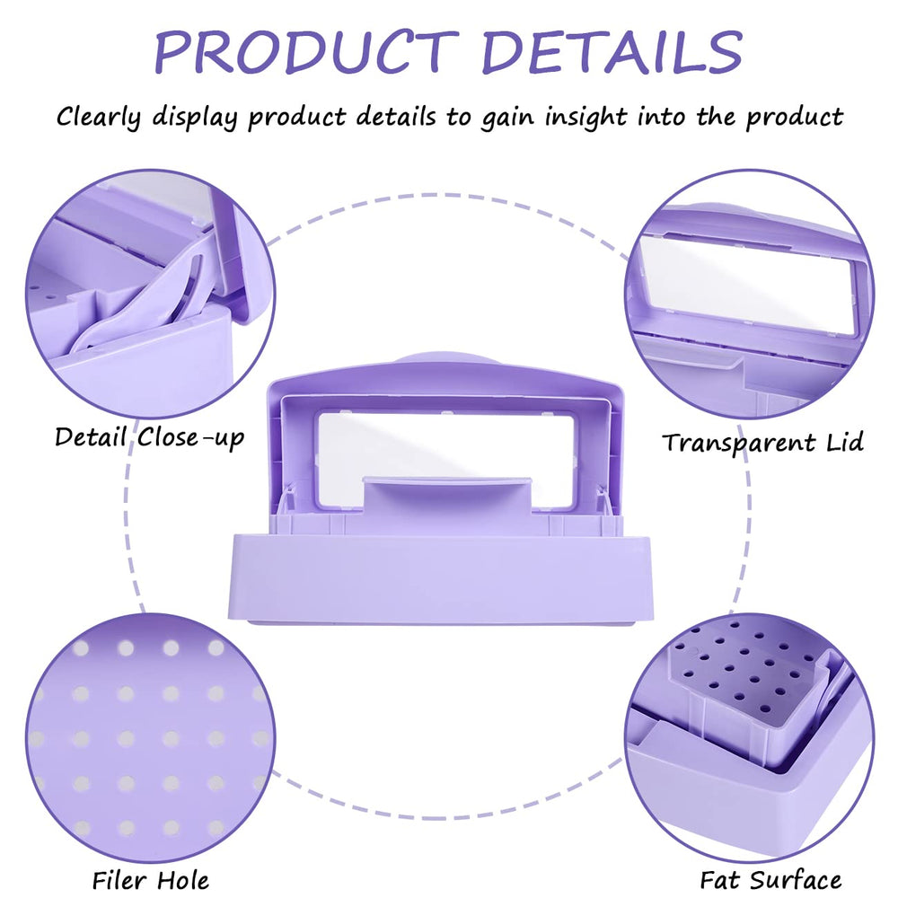 Gusnilo durable material keeps the sterilization tray strong and leak-proof.