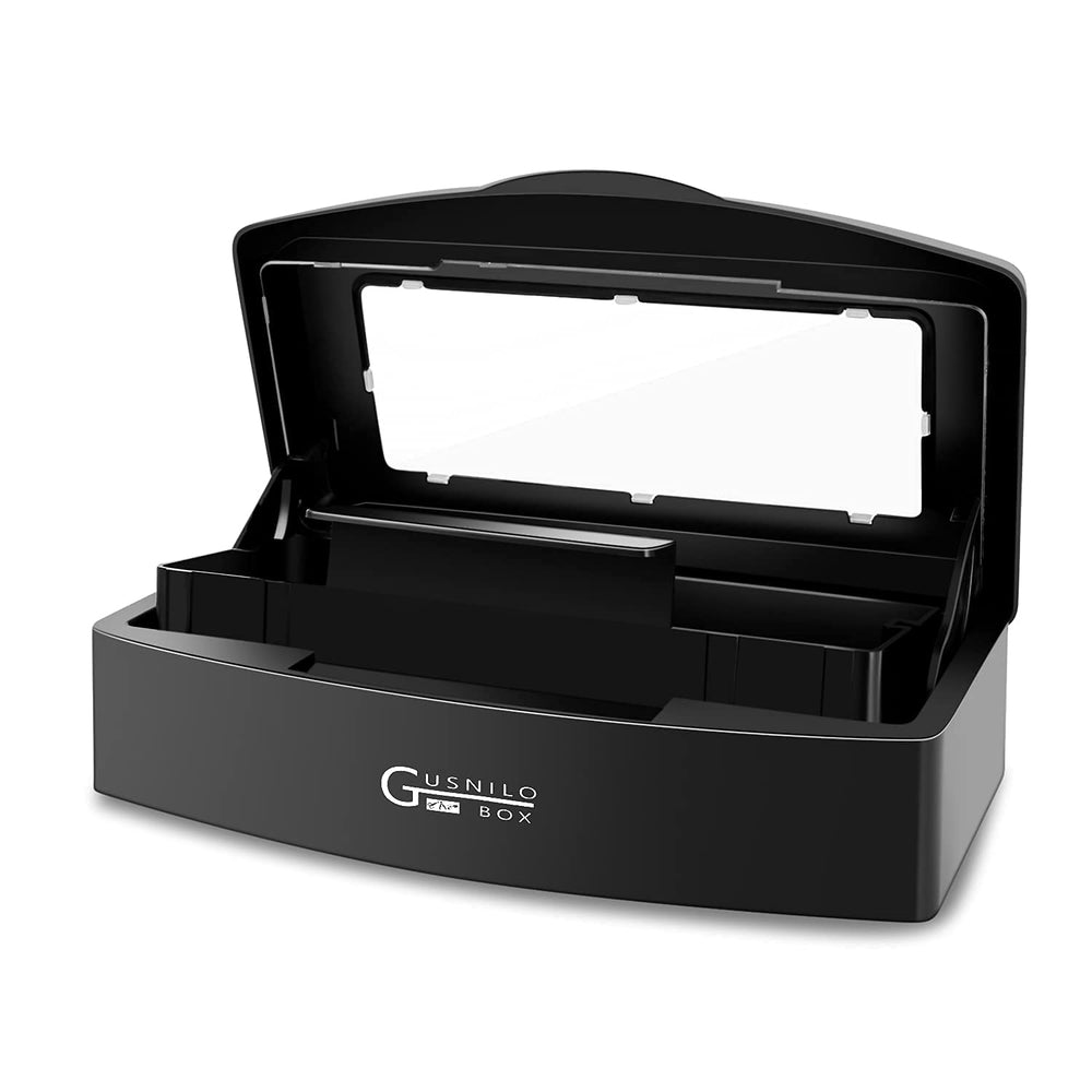 Gusnilo sterilizer box with lid open for easy access and sanitation