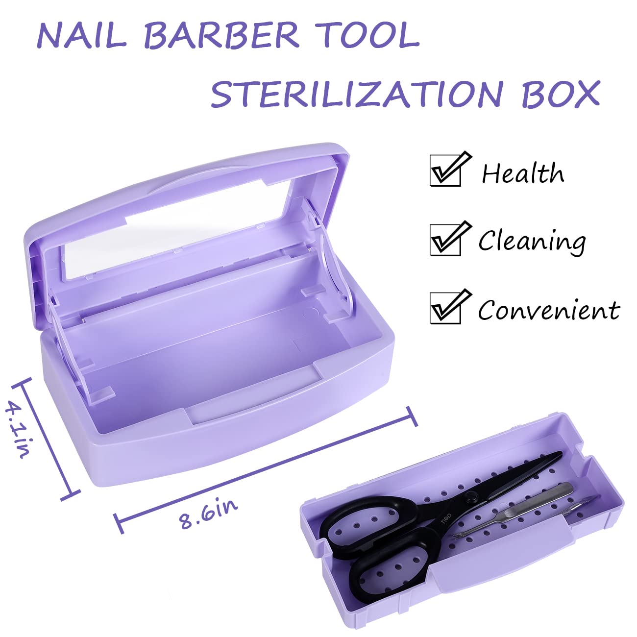 Gusnilo sterilizer box tray automatically lifts for easy loading and disinfection.