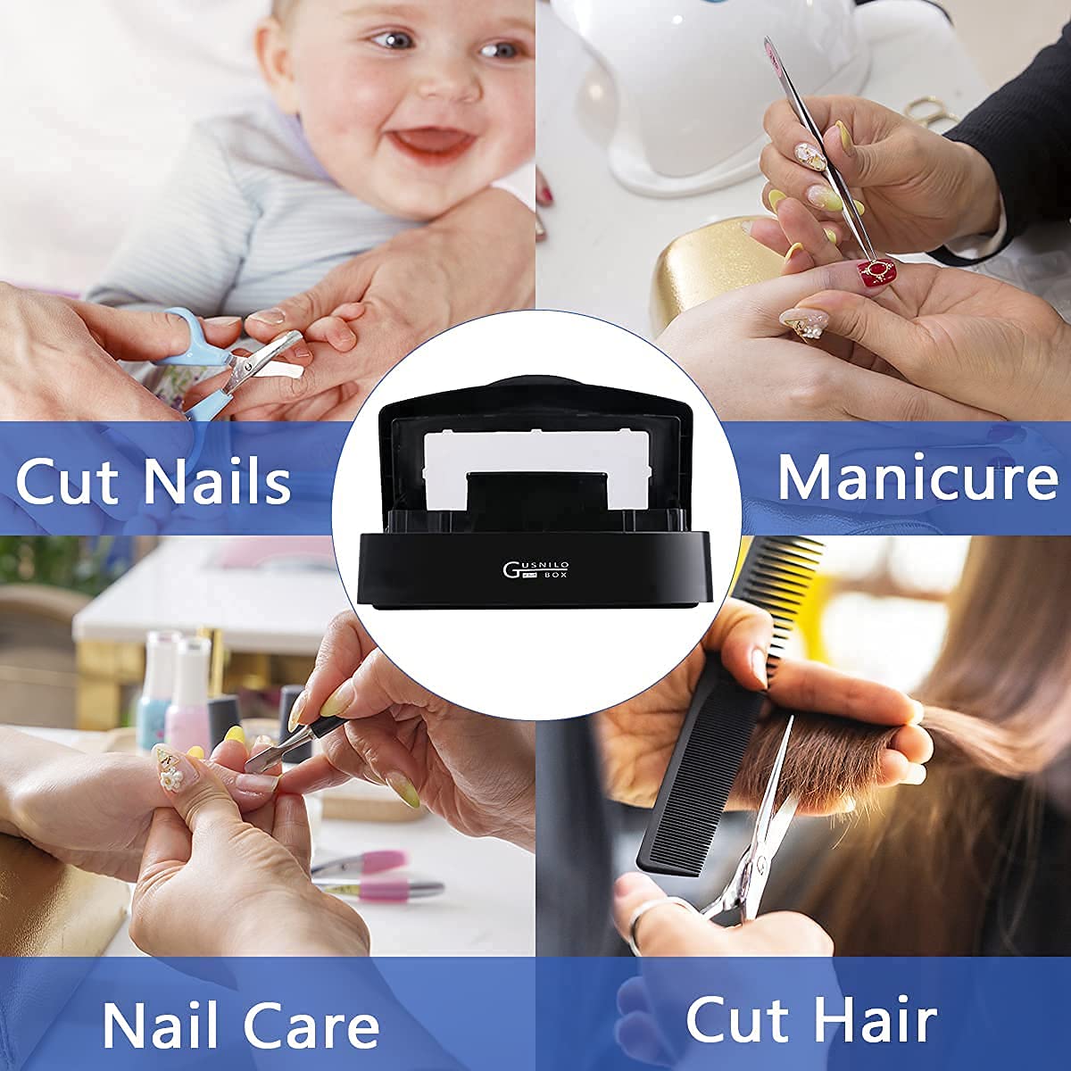Gusnilo in a spa setting highlights professional manicure station