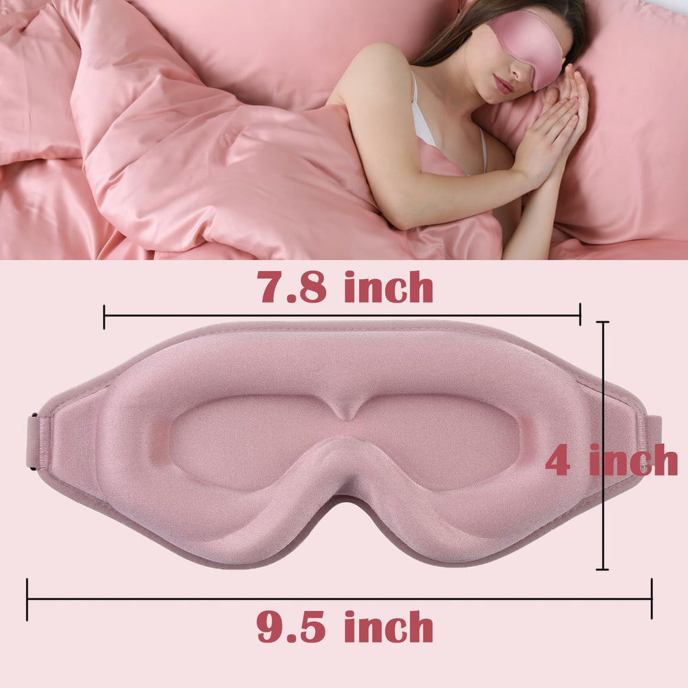 Gusonse mascarilla rosa para mujeres, regalo elegante que facilita descansar.