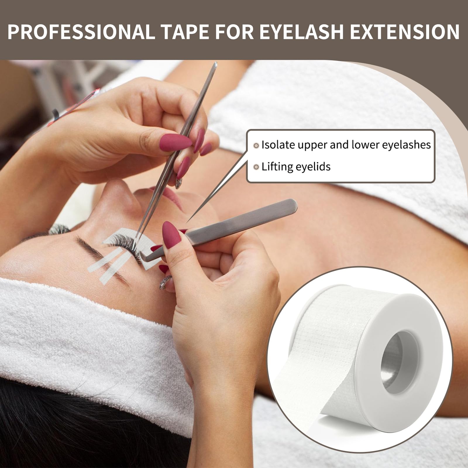 guuooge lash tape eye-area protection from makeup residue