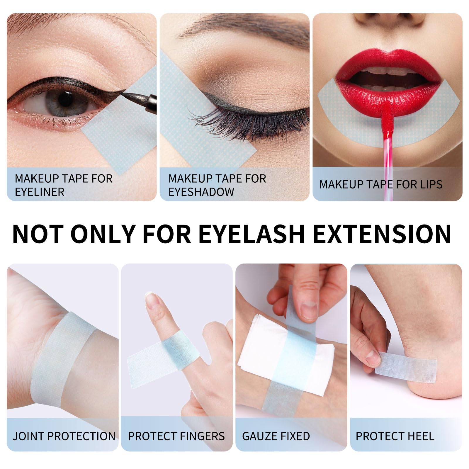 Guuooge lash tape residue-free removal minimizes irritation after use.