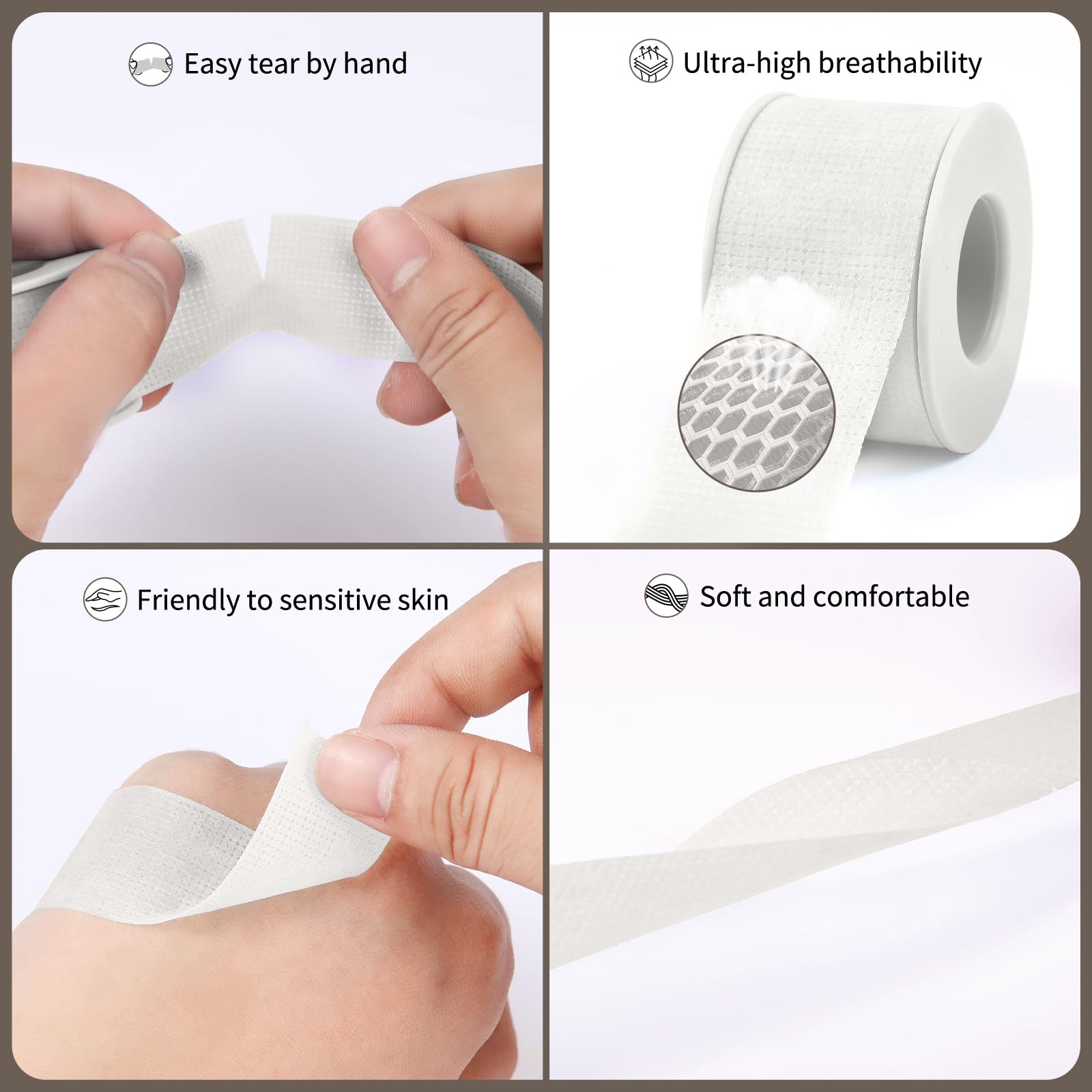 guuooge lash tape upper lower isolation for cleaner lash applications