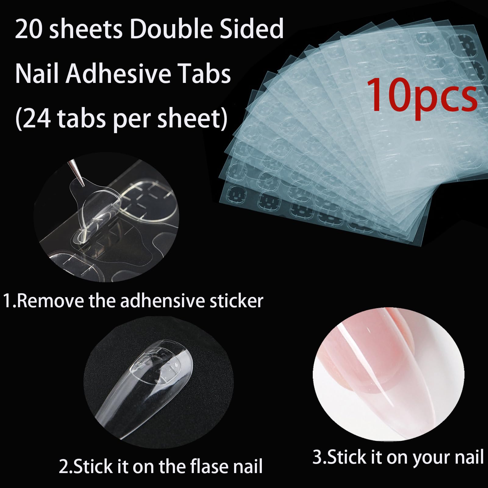 GUXACU compact dimensions 12x9x0.8 inches save space while storing nails.