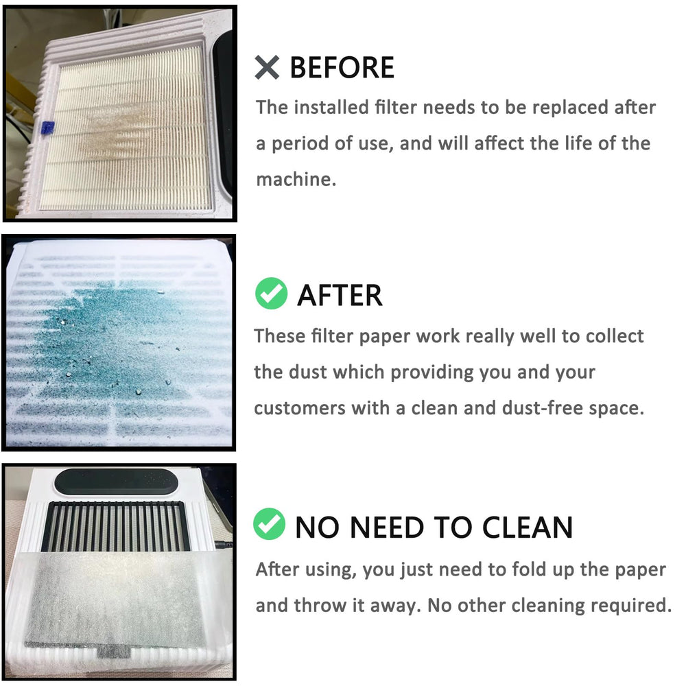 GUXACU nail dust collector accessory pack ready for salon use