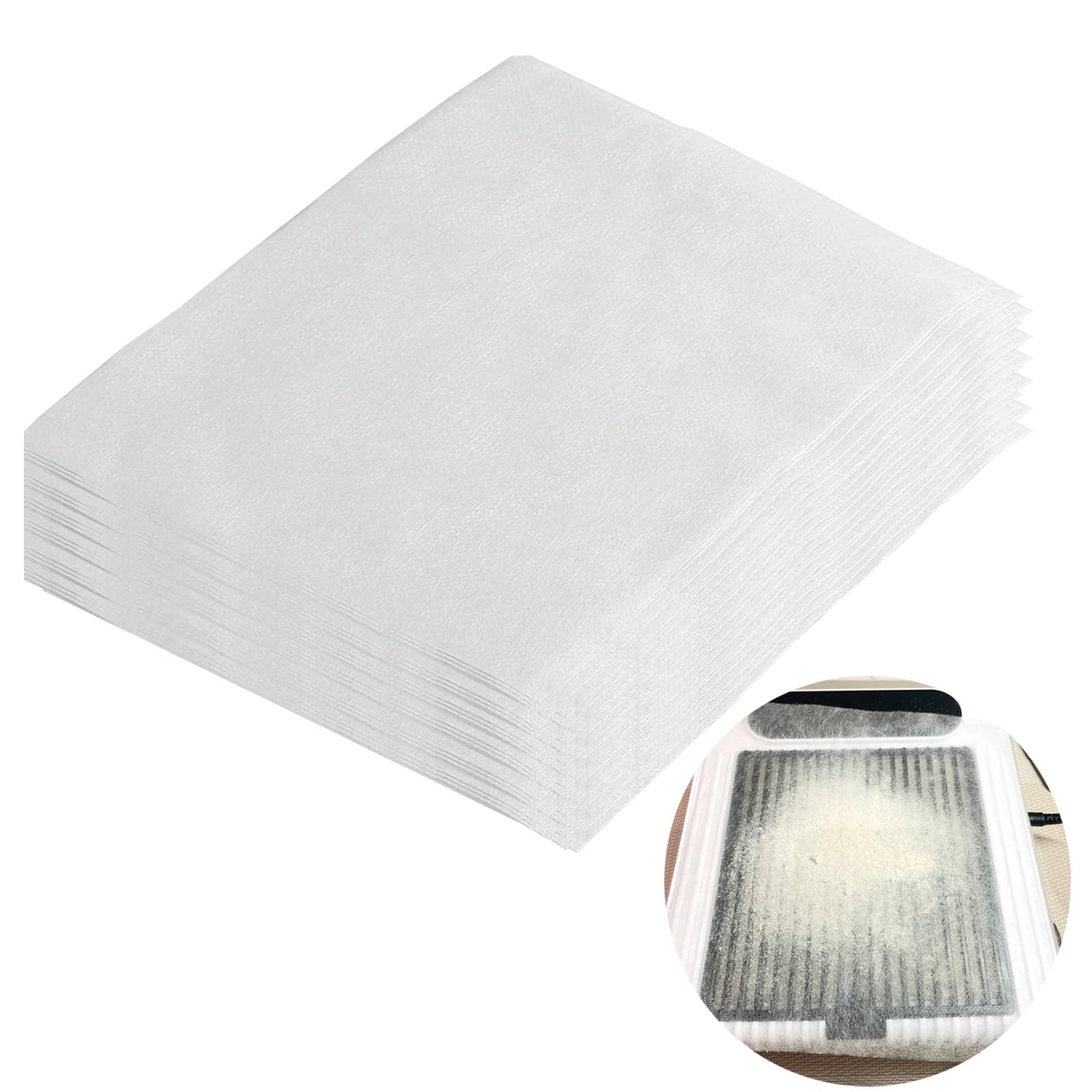 GUXACU nail dust filter paper 200 sheets for clean nail tech workspaces