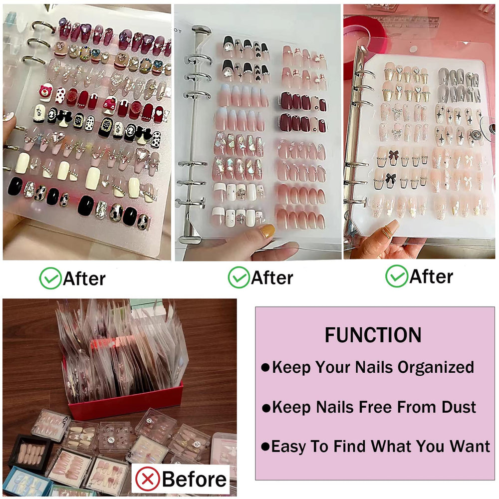 GUXACU nail storage setup ready for travel or salon use.