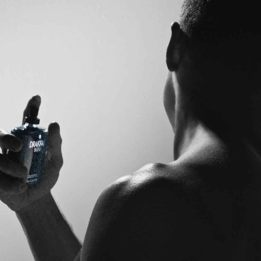 Guy Laroche Drakkar Bleu on wrists creates a lasting impression.