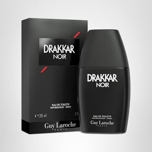 Guy Laroche Drakkar Noir packaging box emphasizes premium presentation and gifting potential.