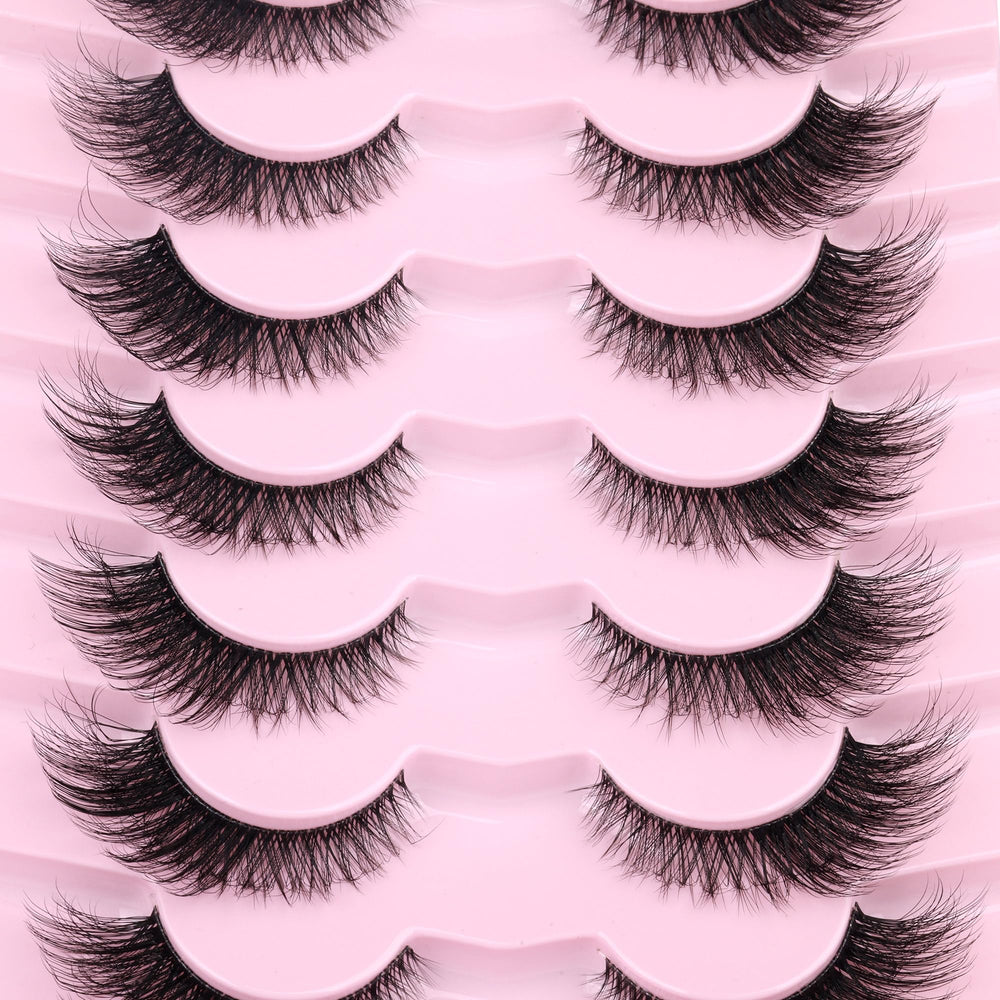 GVEFETIEE eight-pair pack supports versatile makeup looks.