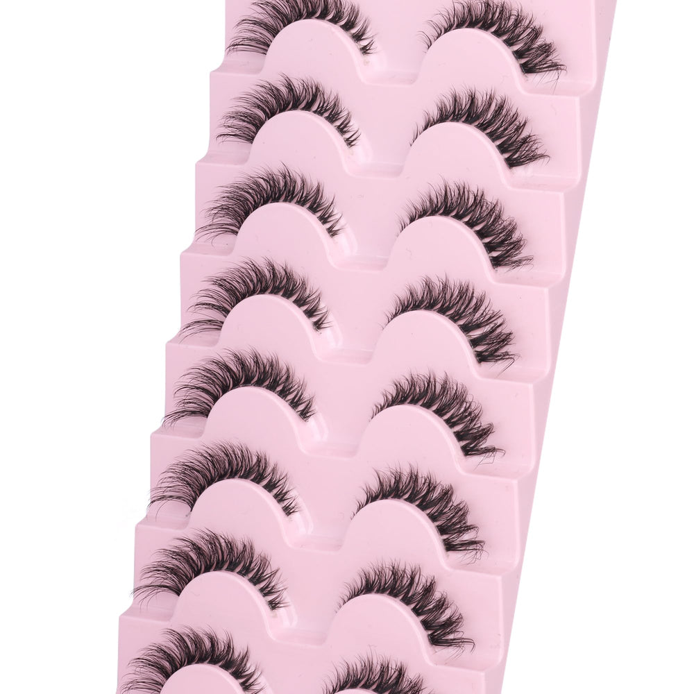 GVEFETIEE beginner friendly lashes easy to apply.