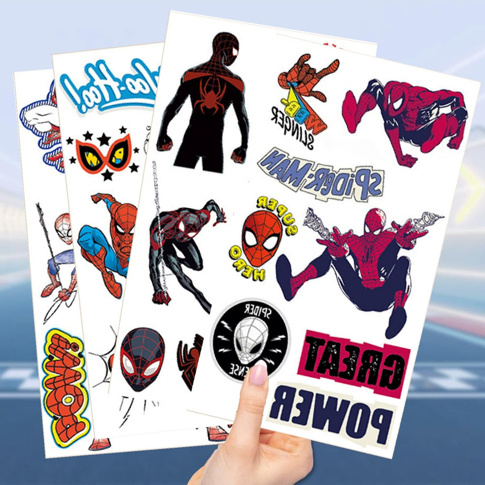 GVIOOEI cute cartoon spider stickers for playful costume accents.