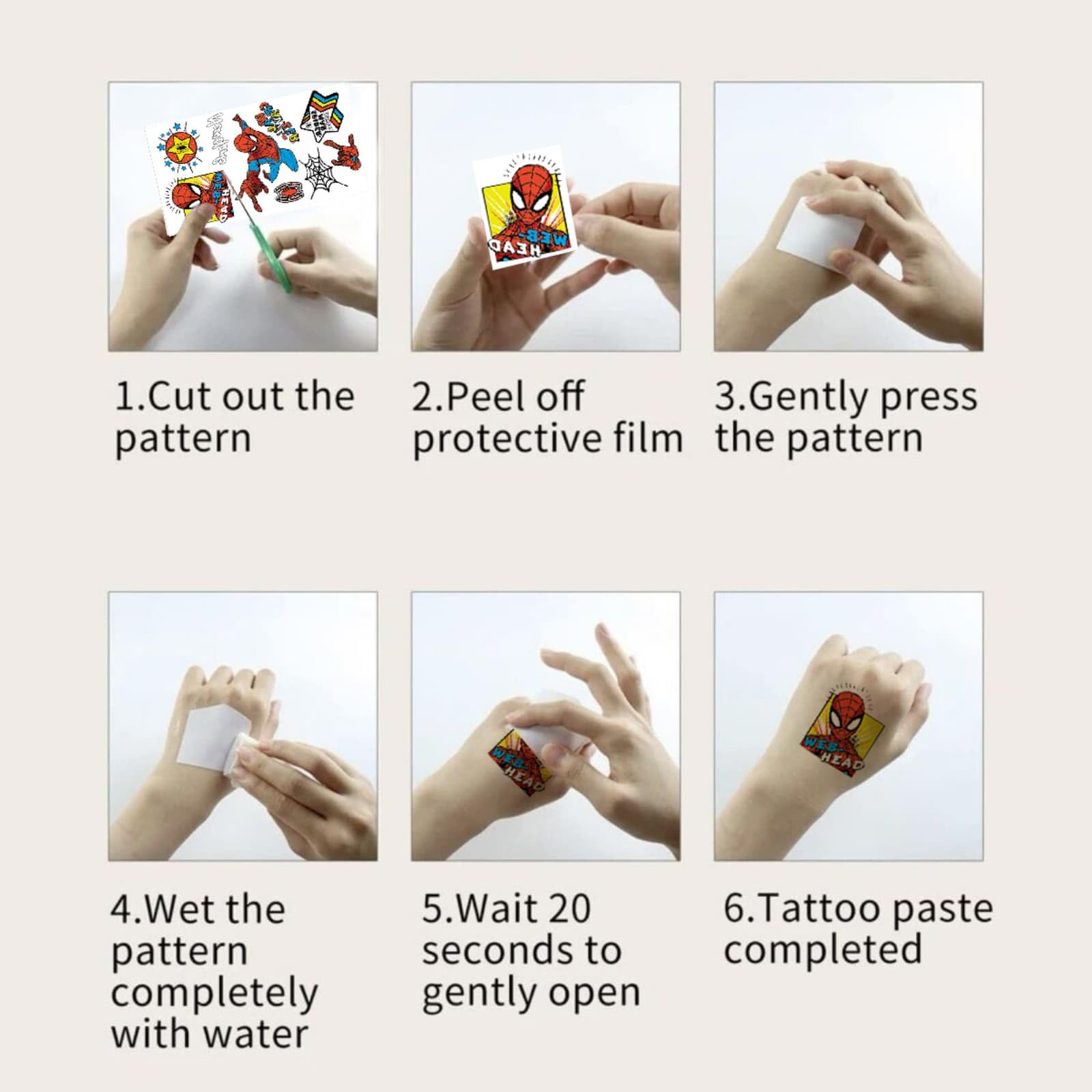 GVIOOEI Easter basket spider tattoos spark playful spring surprises.