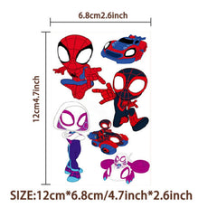 GVIOOEI removable spider tattoos for mess-free, temporary decoration.