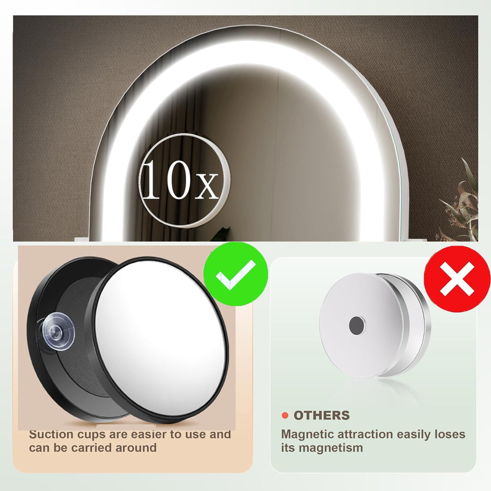 Gvnkvn mirror’s bright LED bar delivers even illumination for daily routines