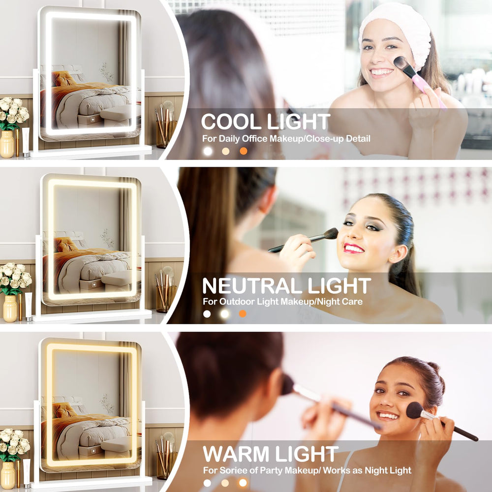 Stylish white finish complements modern vanity setups.